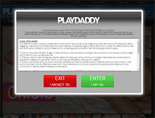 Tablet Screenshot of playdaddy.com